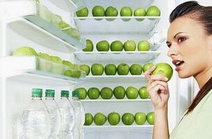 التفاح الاخضر والماء لانقاص الوزن بمقدار 10 كيلو شهريا